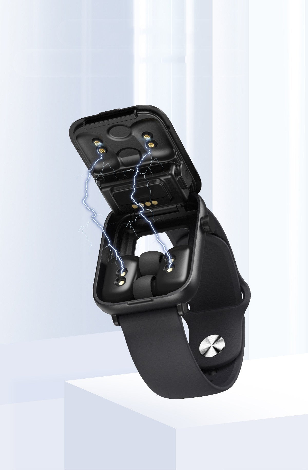 Smartwatch med in-ear hörlurar